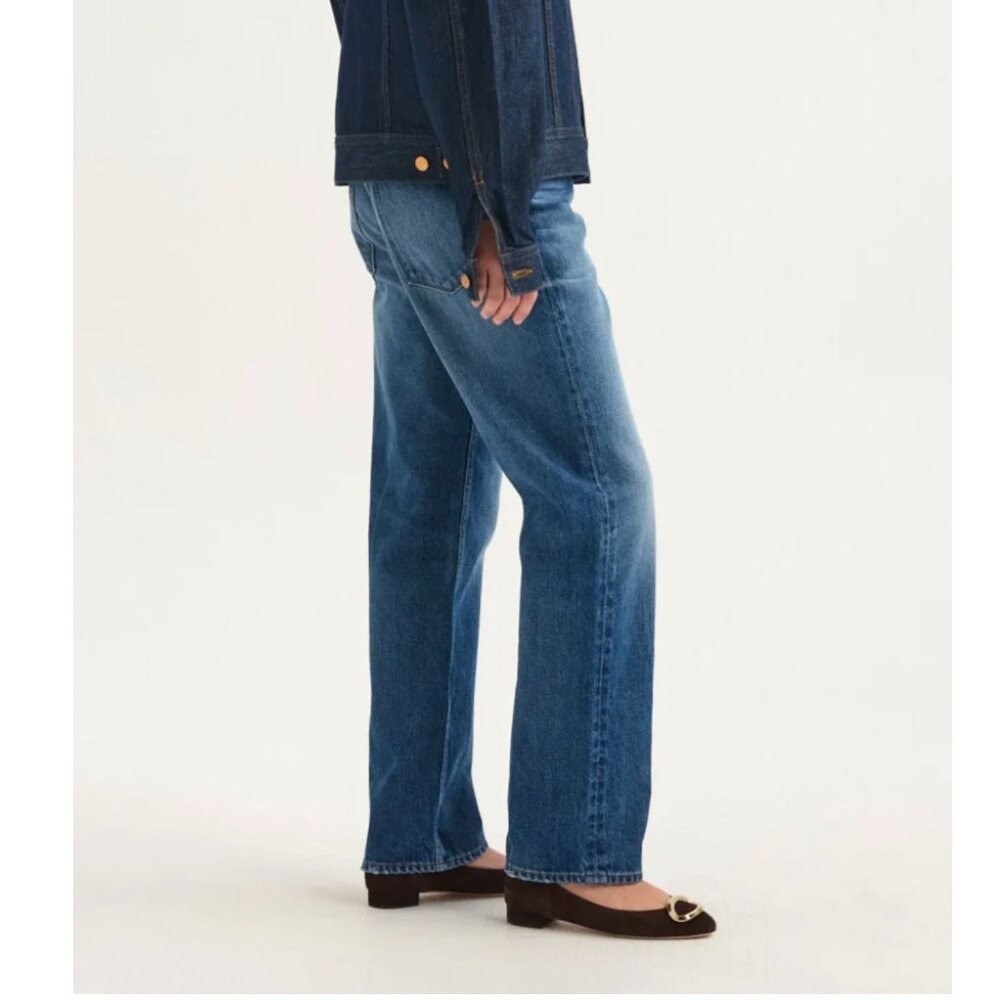 LIKE NEW - Jamie Haller The Slouch Jeans in Deep Blue - Picture 3 of 7